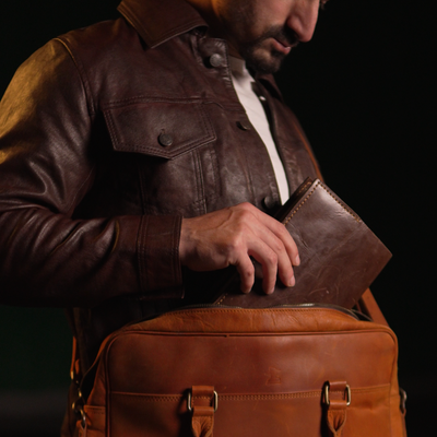 Fullgrain Goatskin Leather Jacket