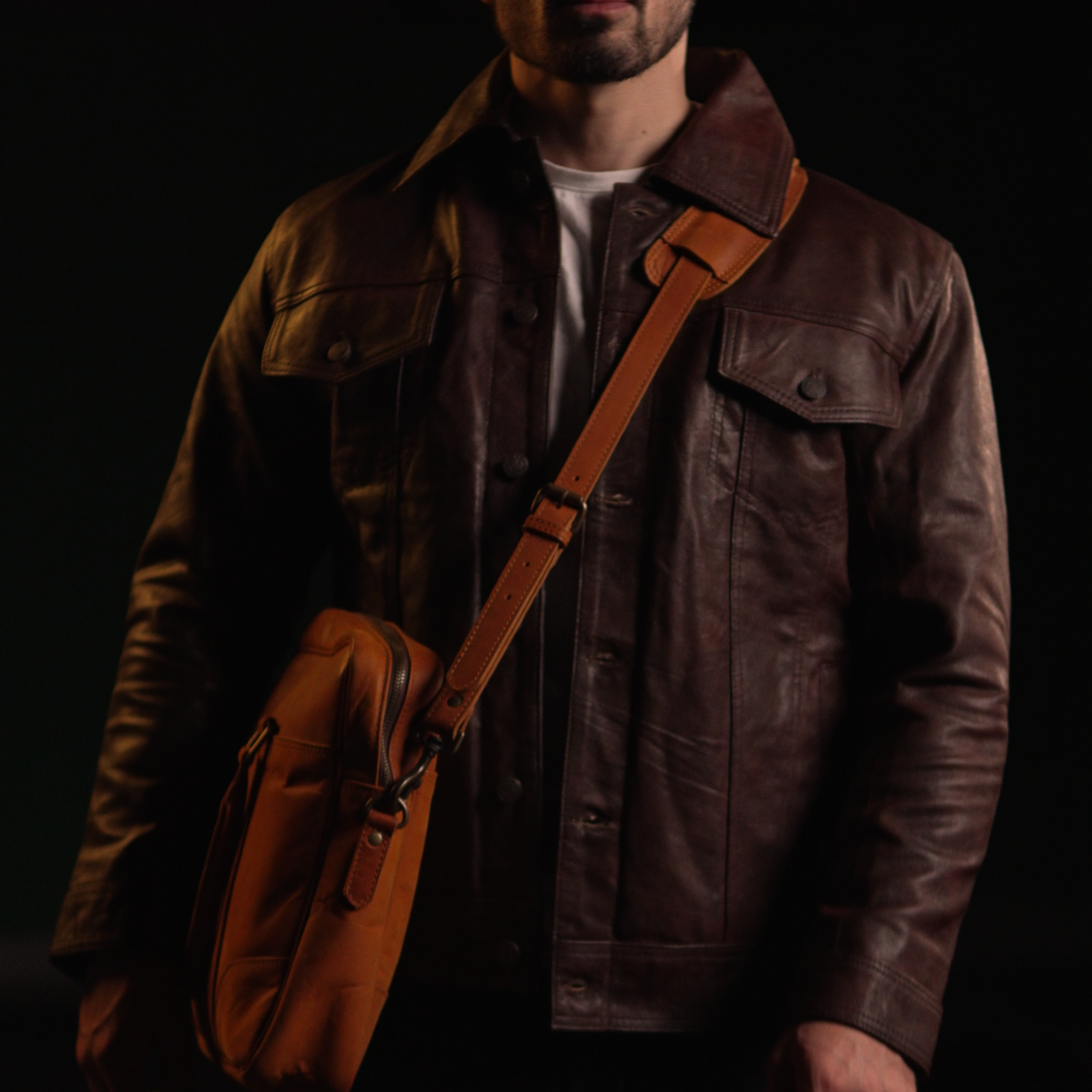 Fullgrain Goatskin Leather Jacket