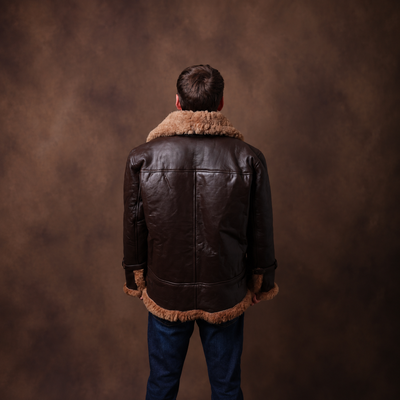 B3 sheepskin male Bomber Jacket