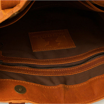HANDMADE TOTE HANDBAG from FULLGRAIN BUFFALO LEATHER