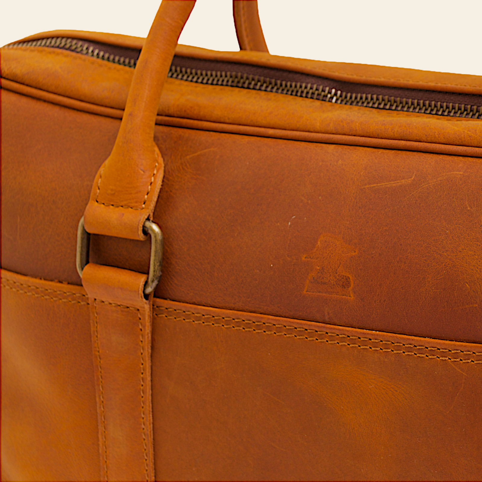 LAPTOP BAG HANDMADE FULLGRAIN BUFFALO LEATHER