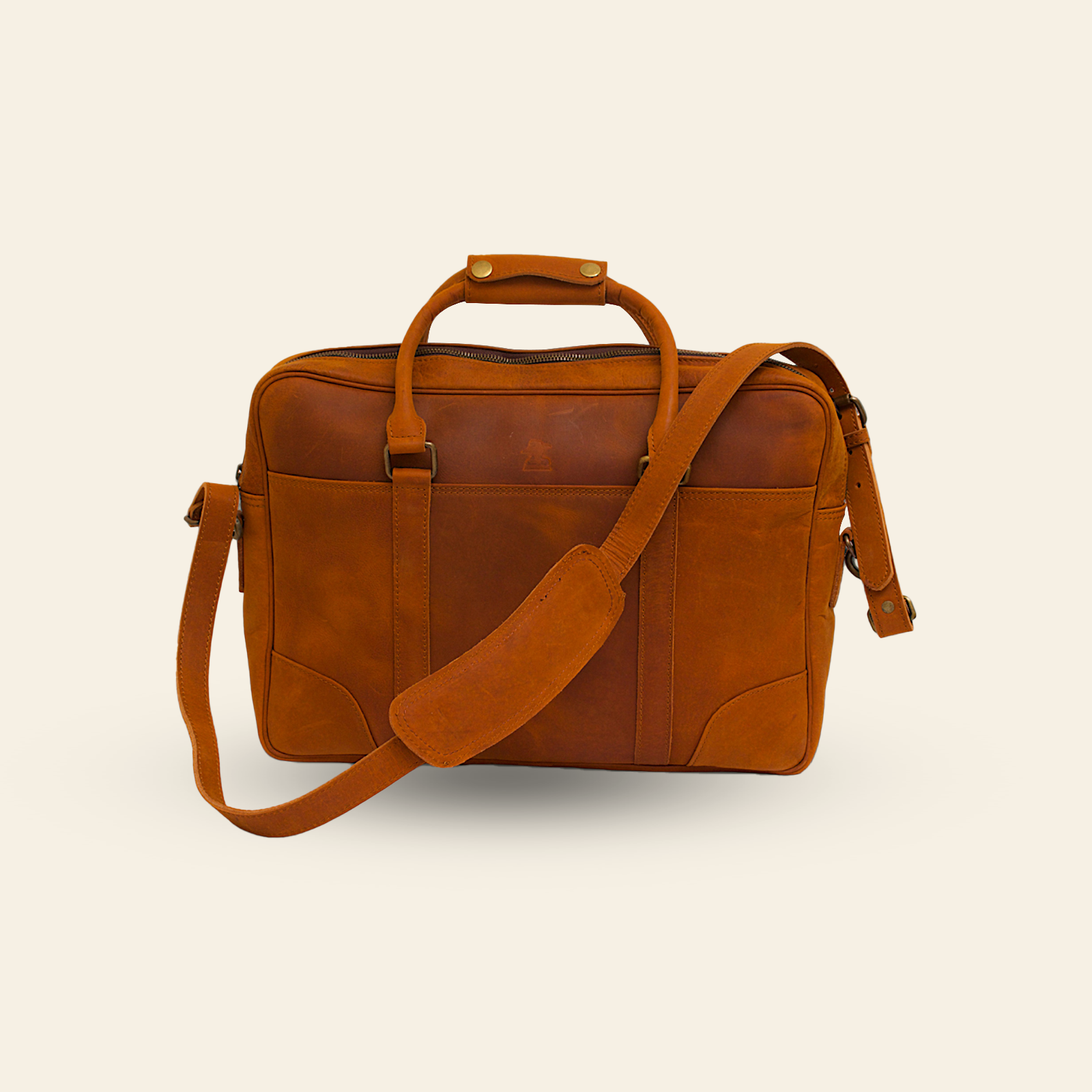 LAPTOP BAG HANDMADE FULLGRAIN BUFFALO LEATHER