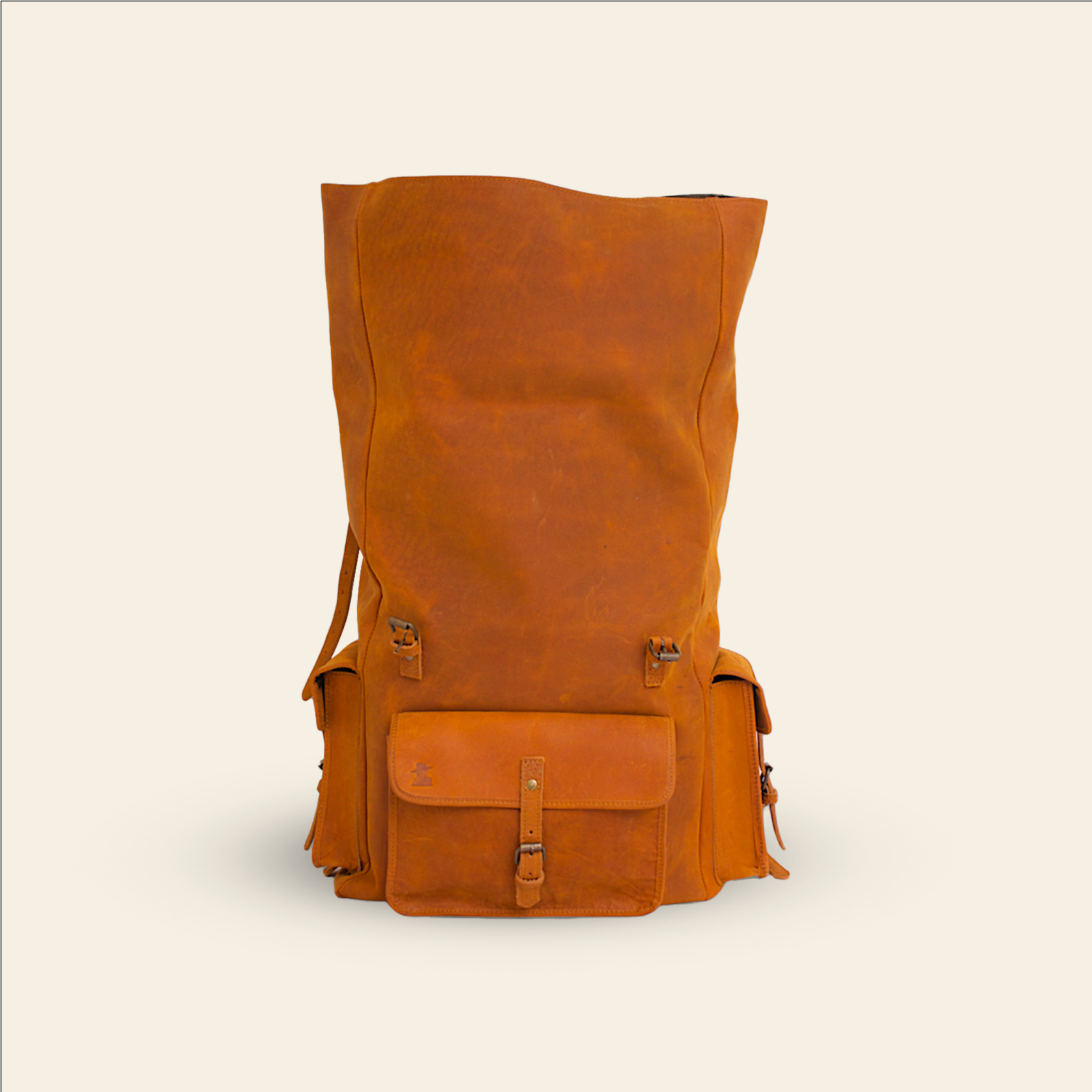FULLGRAIN BUFFALO MALE LEATHER BACKPACK