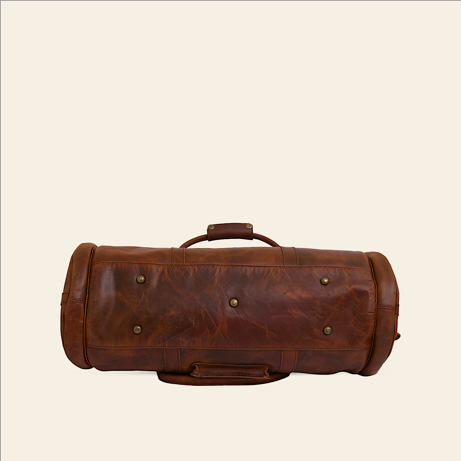 Fullgrain Buffalo Oil pullup leather Duffle bag
