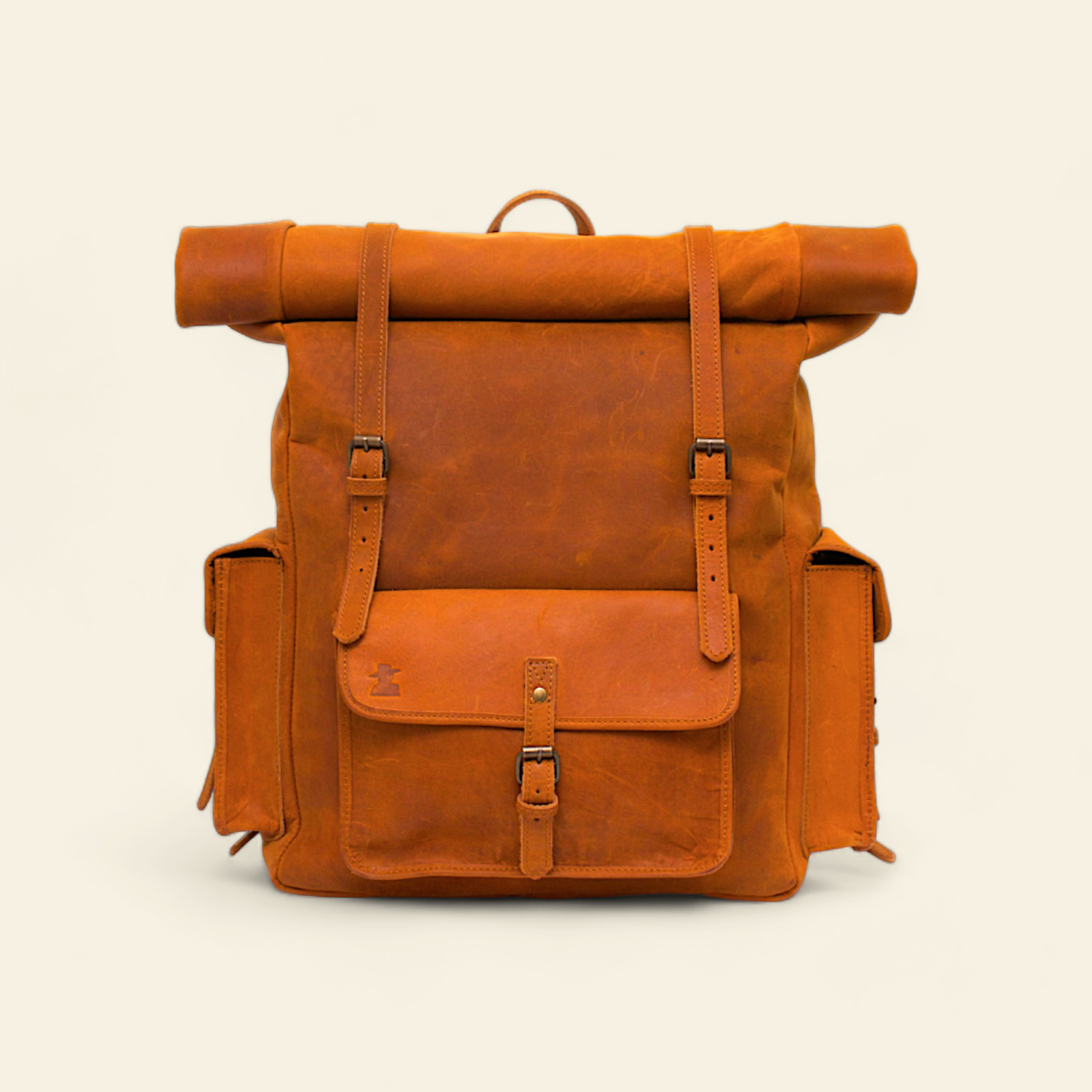 FULLGRAIN BUFFALO MALE LEATHER BACKPACK