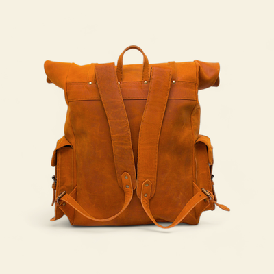FULLGRAIN BUFFALO MALE LEATHER BACKPACK
