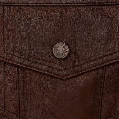 Fullgrain Goatskin Leather Jacket