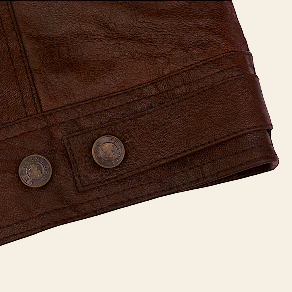 Fullgrain Goatskin Leather Jacket