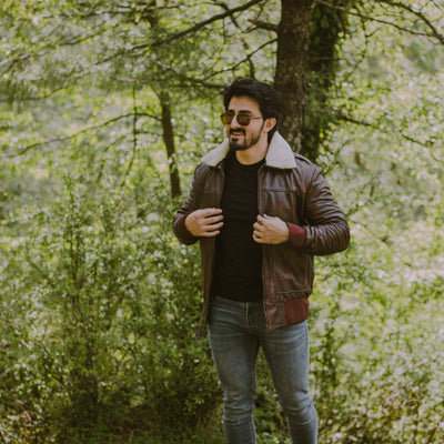 Rugged Sheepskin A-2 Flight Jacket