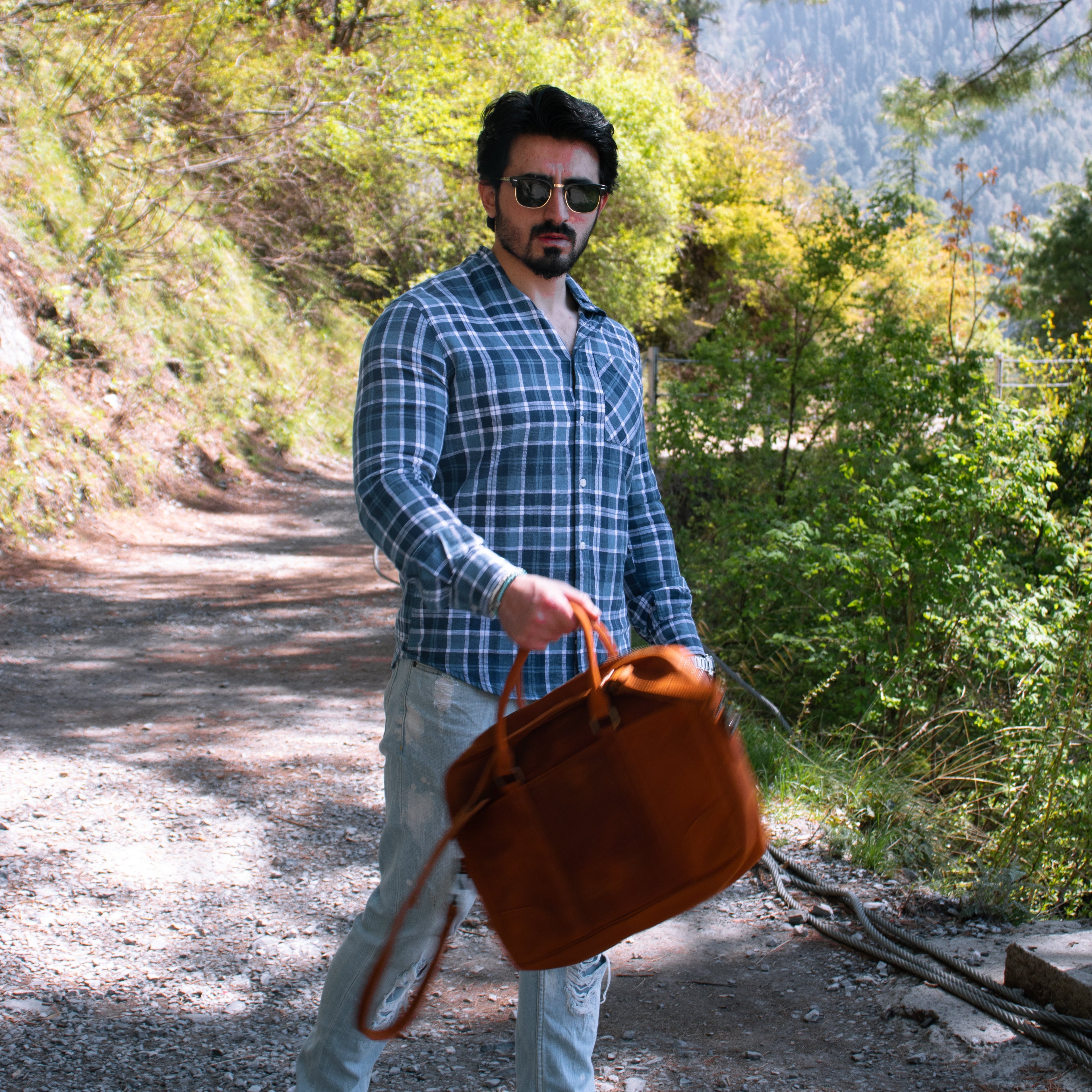 LAPTOP BAG HANDMADE FULLGRAIN BUFFALO LEATHER