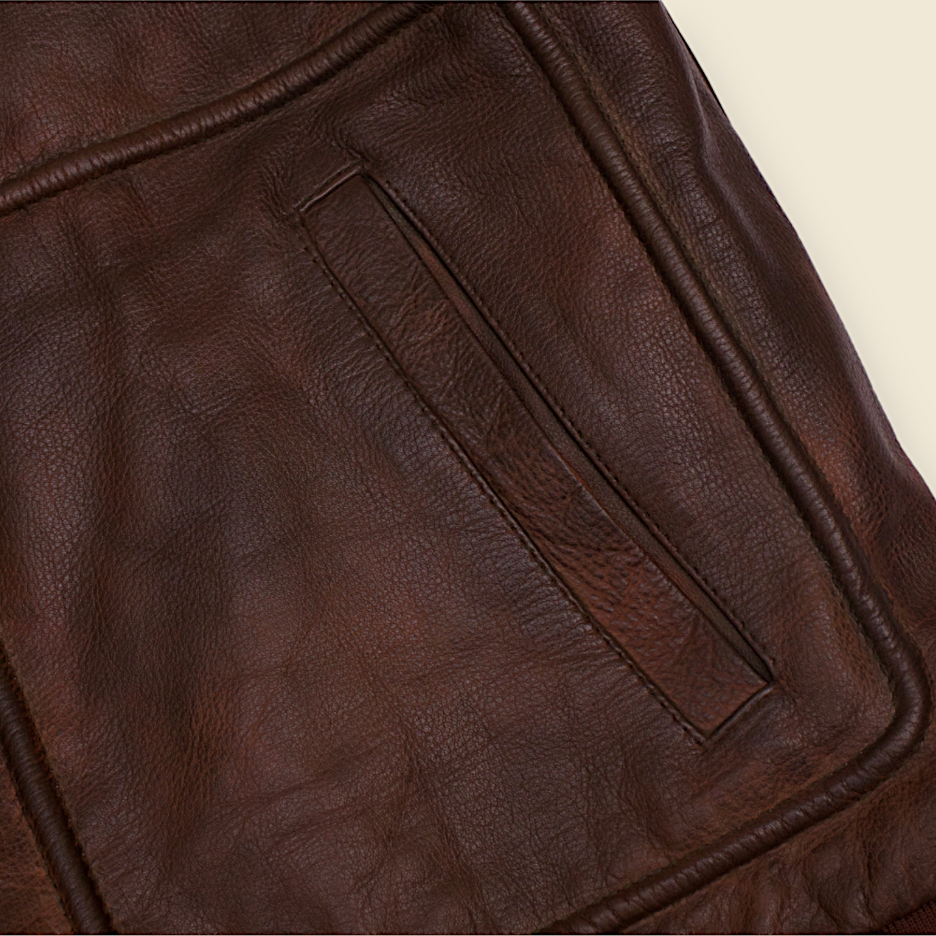 Rugged Sheepskin A-2 Bomber jacket