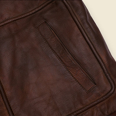 Rugged Sheepskin A-2 Flight Jacket