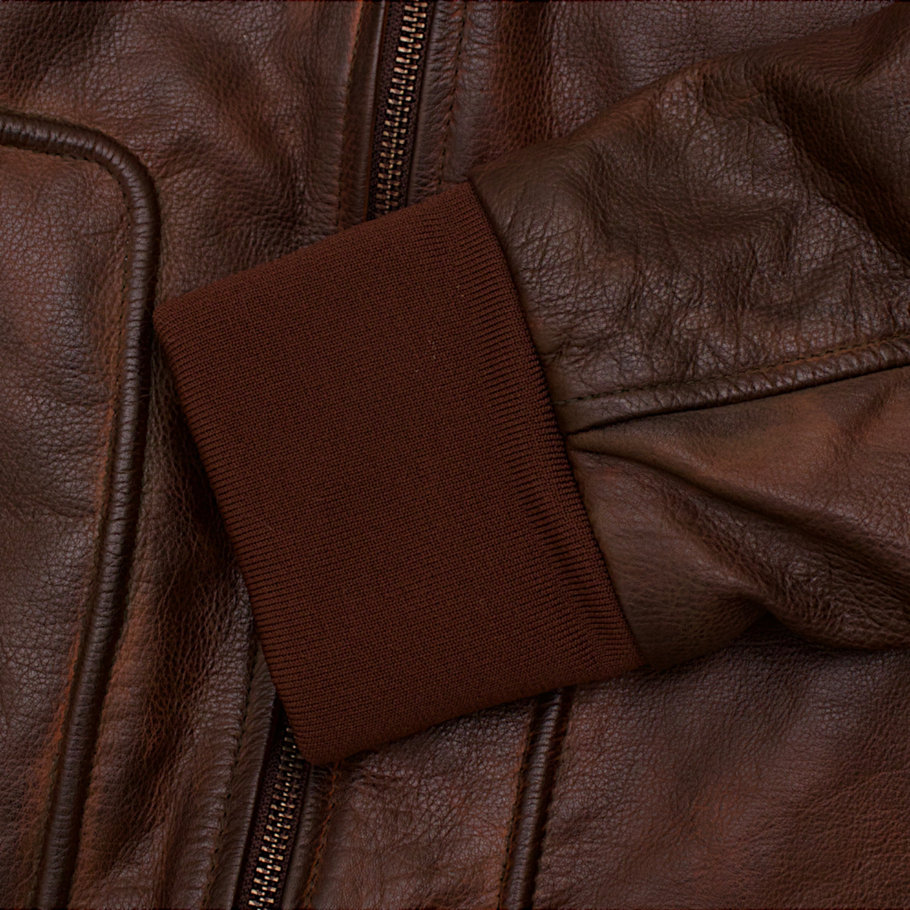 Rugged Sheepskin A-2 Bomber jacket