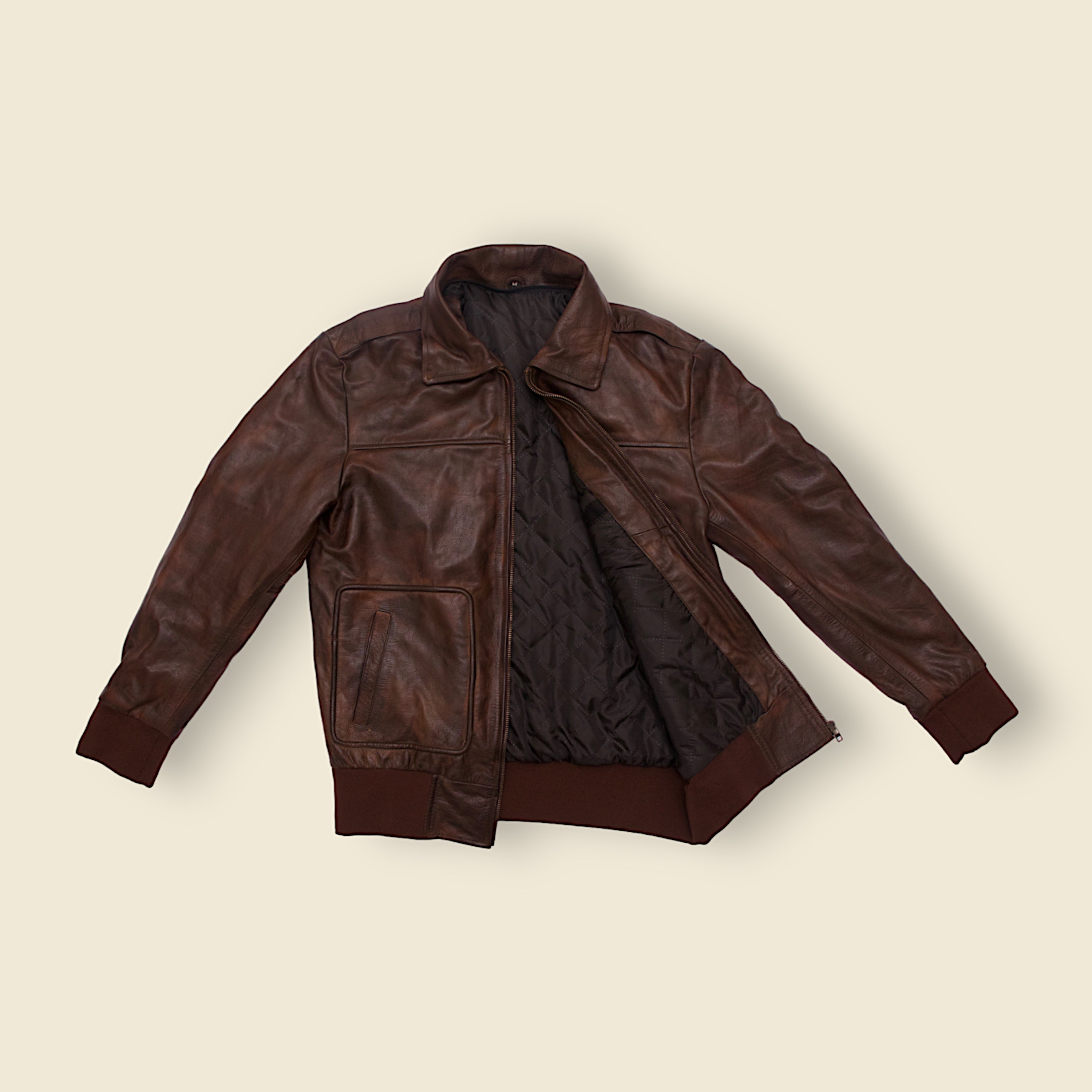 Rugged Sheepskin A-2 Bomber jacket