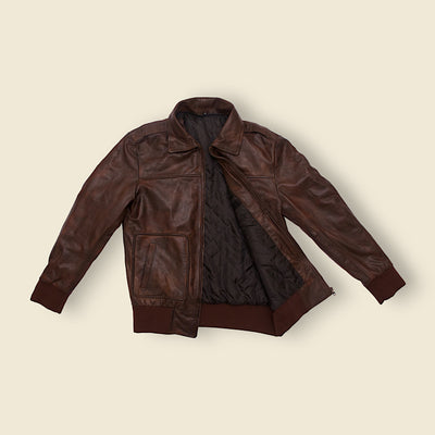 Rugged Sheepskin A-2 Flight Jacket