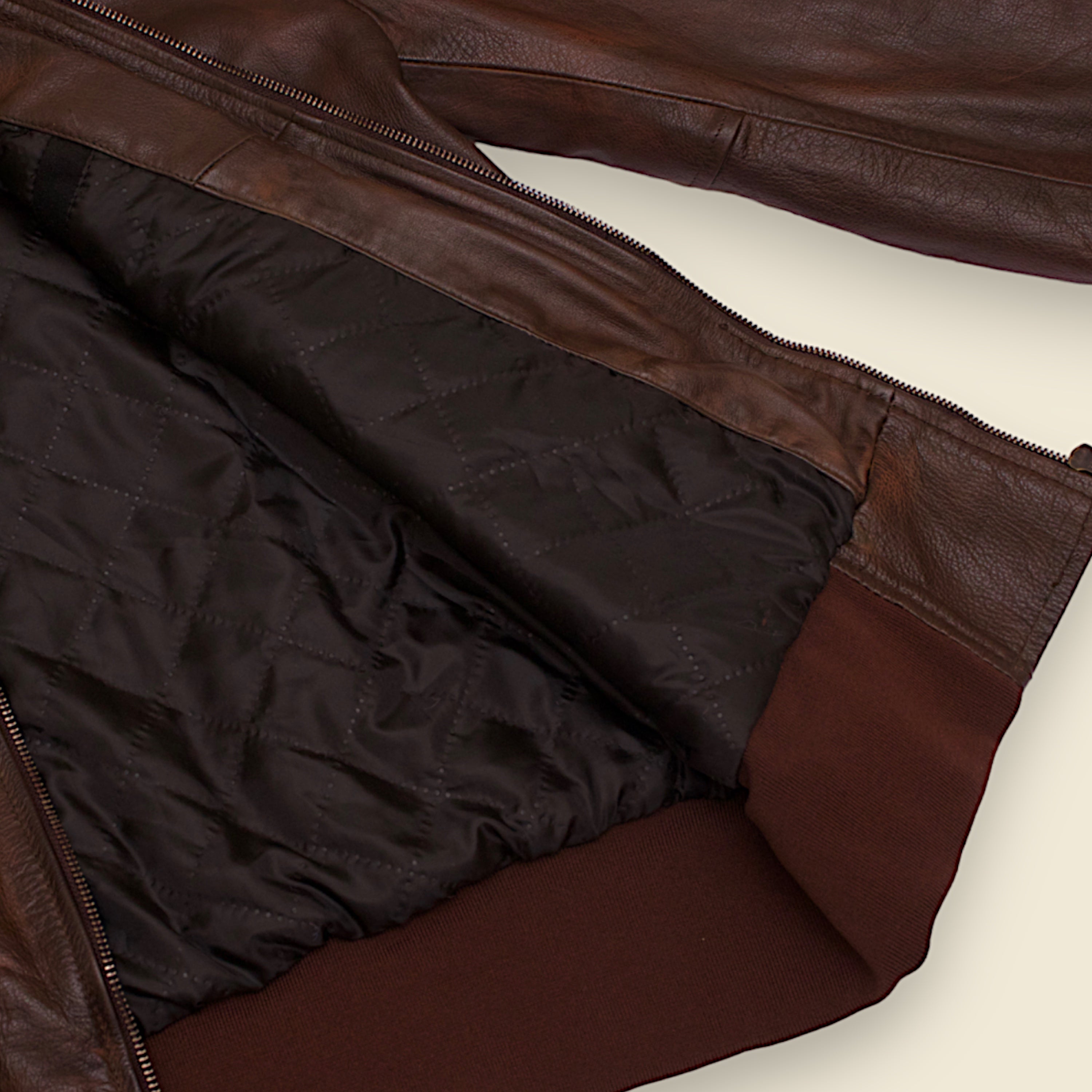 Rugged Sheepskin A-2 Bomber jacket