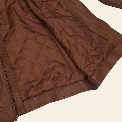 Fullgrain Goatskin Leather Jacket