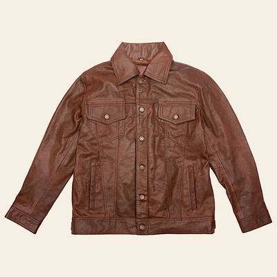 Fullgrain Goatskin Leather Jacket