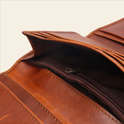 FULL GRAIN COW LEATHER FEMALE WALLET