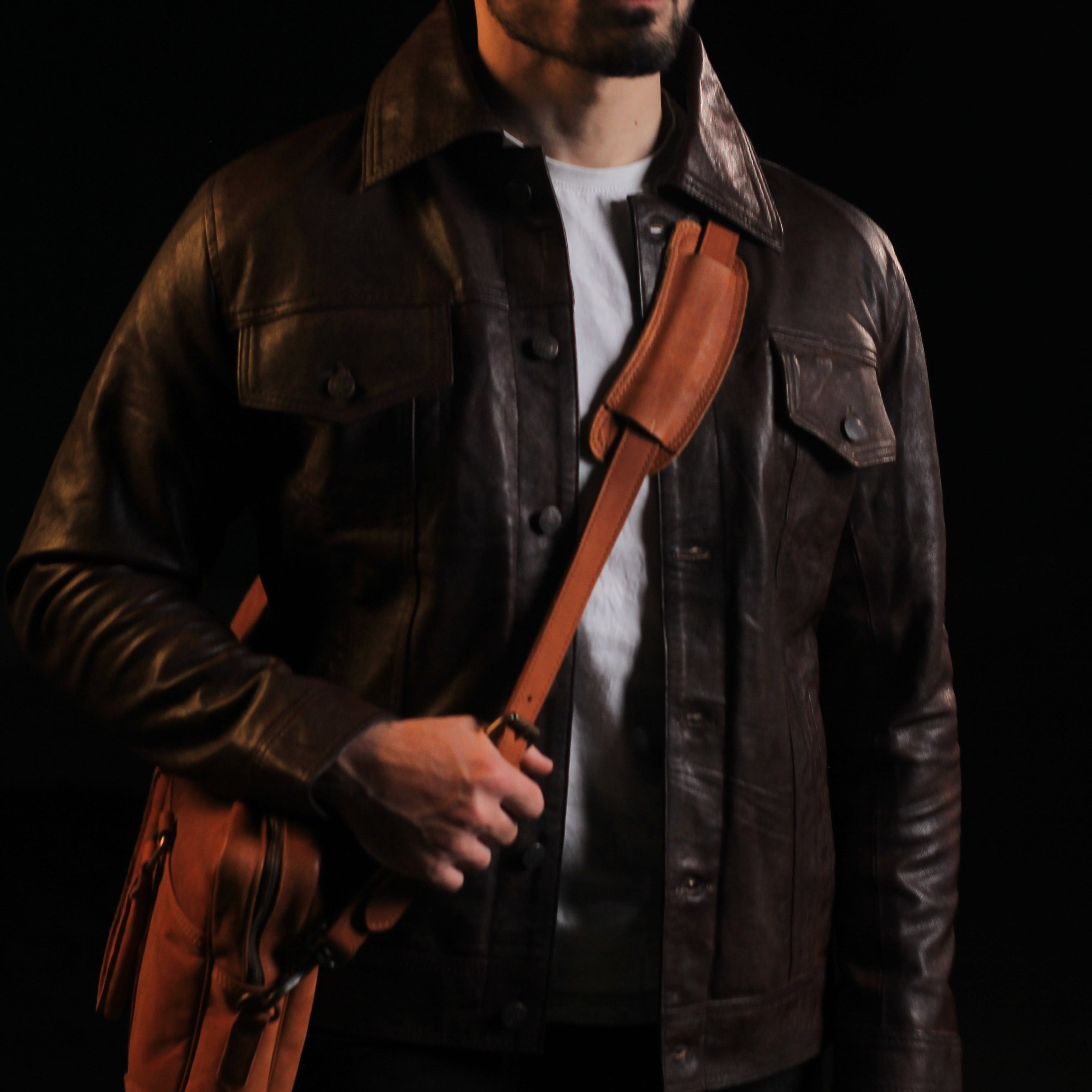 Fullgrain Goatskin Leather Jacket