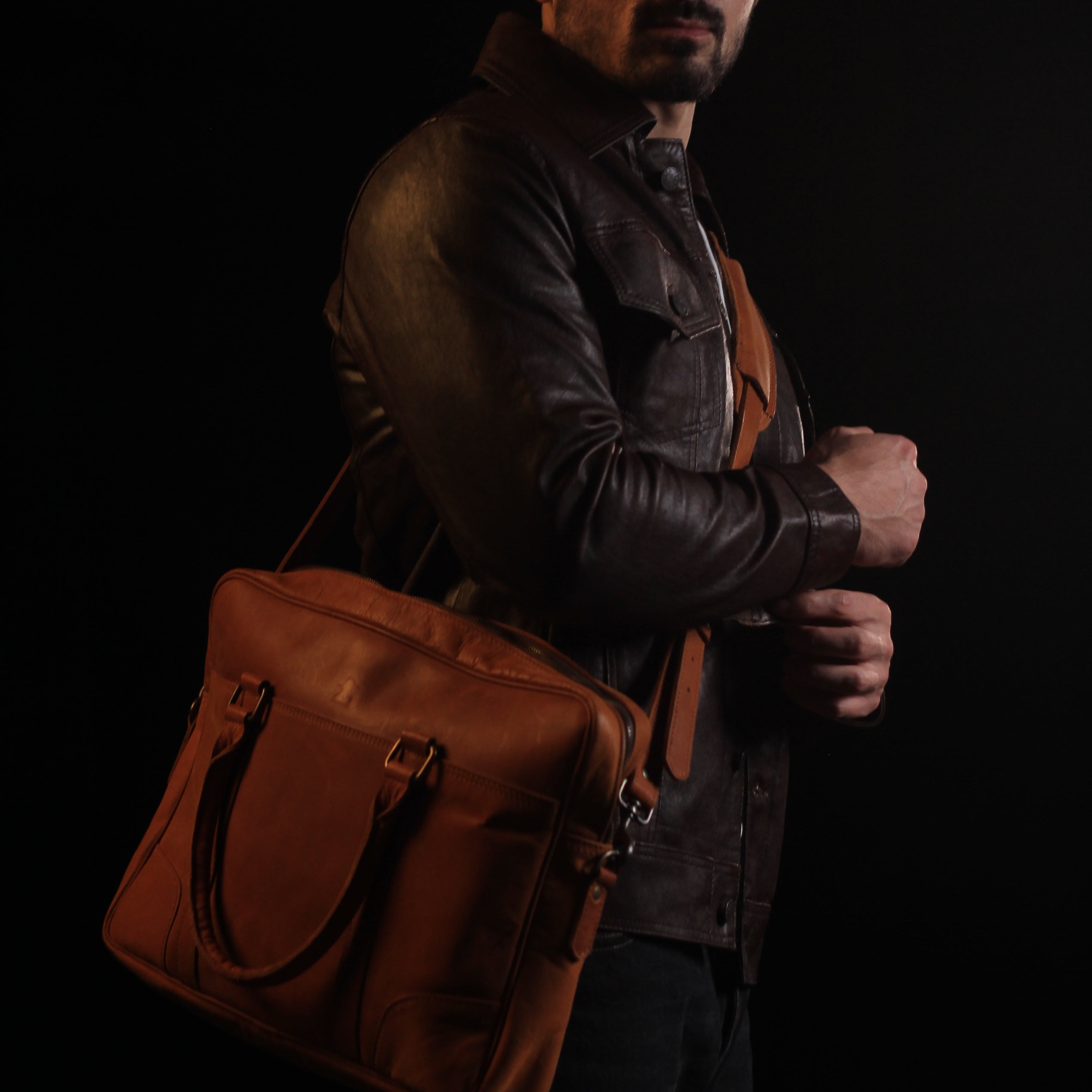 Fullgrain Goatskin Leather Jacket