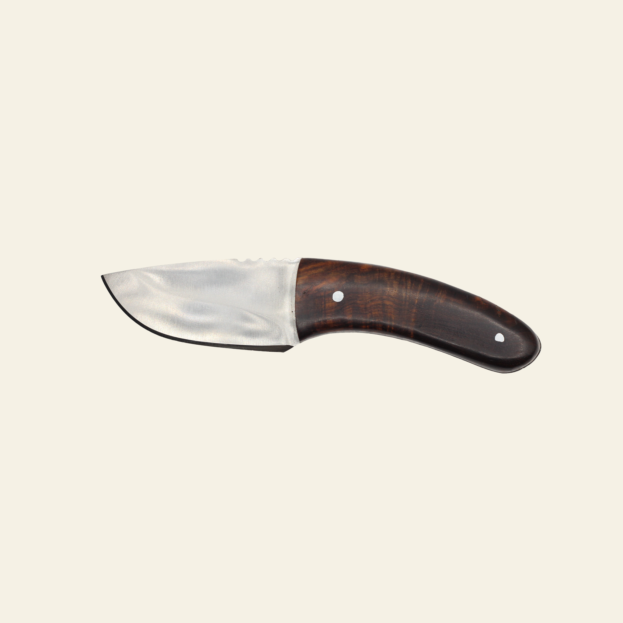 Fixed Blade Skinning Knife with Leather Sheath