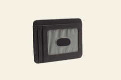 Black Mid-Size Full-Grain Leather Card Holder