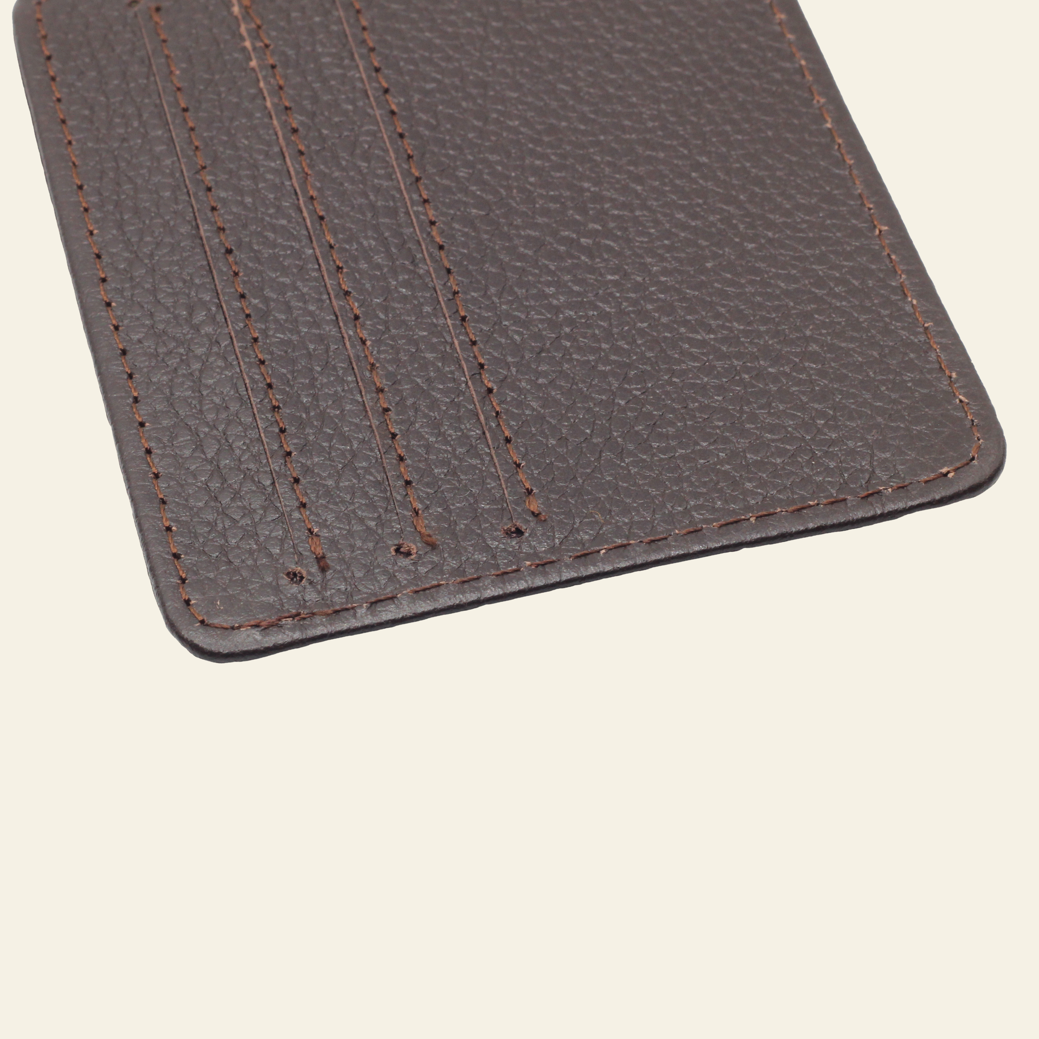 Dark Brown Full Grain Cow Leather Card Holder | Frontineers