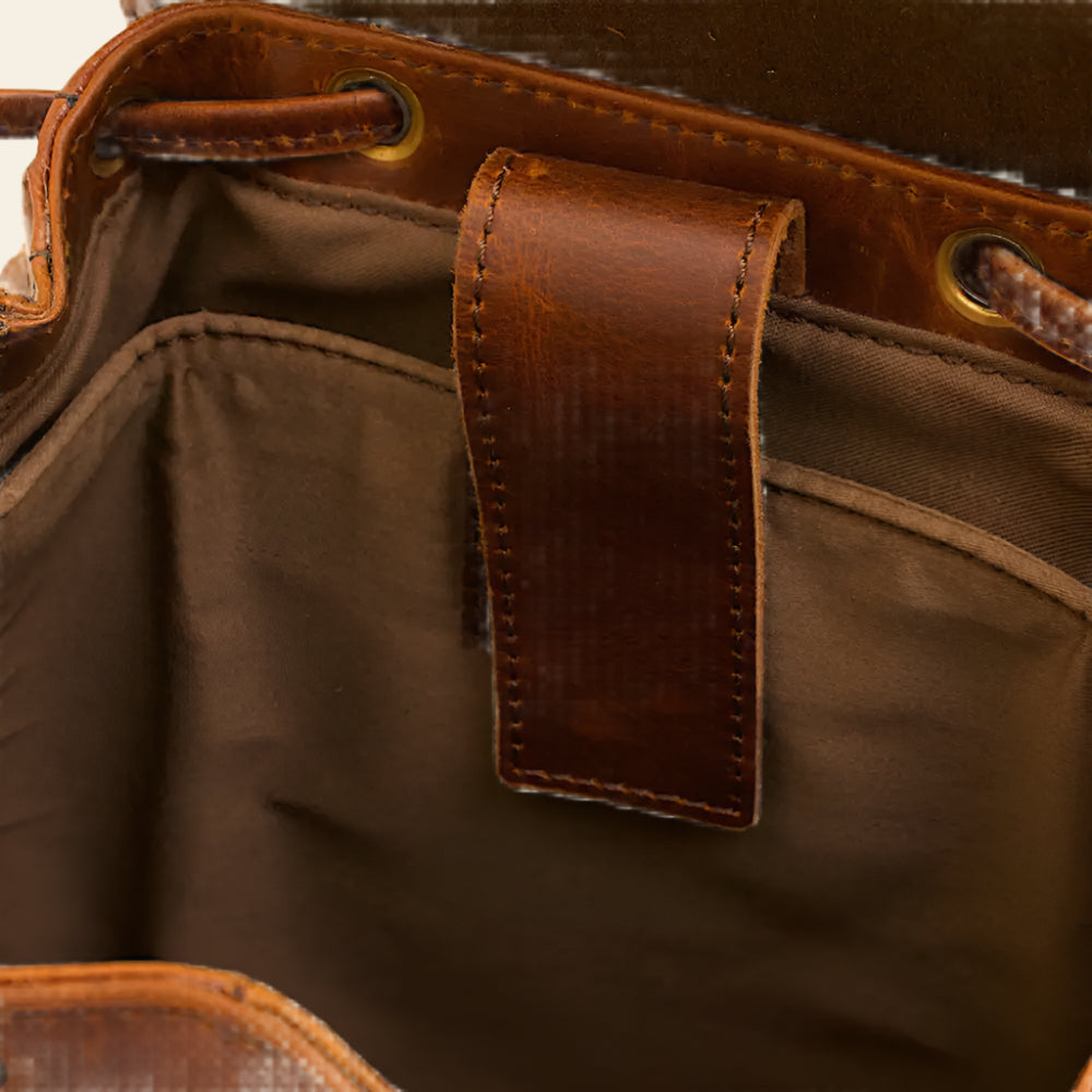 Full grain buffalo oil pullup leather backpack female - backpack