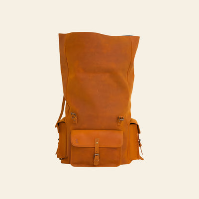 FULLGRAIN BUFFALO LEATHER BACKPACK - backpack
