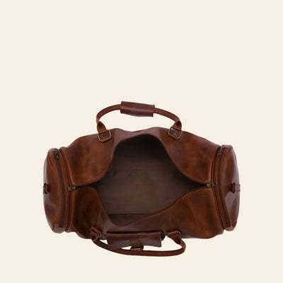 Fullgrain Buffalo Oil pullup leather Duffle bag - Duffle Bags