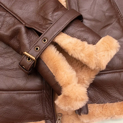 B3 sheepskin male Bomber Jacket - Men’s Collection - Leather Jacket