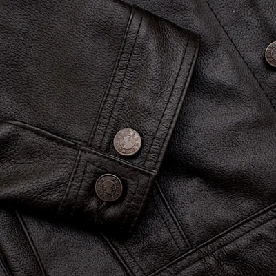 Fullgrain cowhide leather jacket - Men’s Collection - Leather Jacket