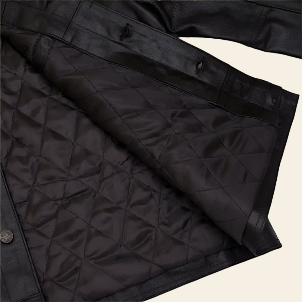 Fullgrain cowhide leather jacket - Men’s Collection - Leather Jacket