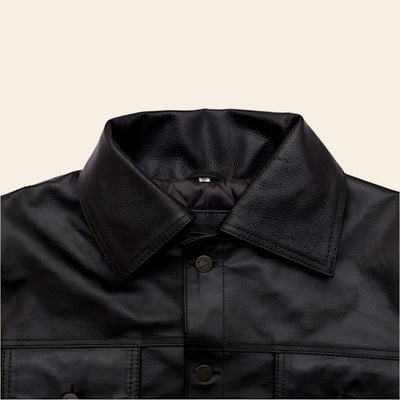 Fullgrain cowhide leather jacket - Men’s Collection - Leather Jacket
