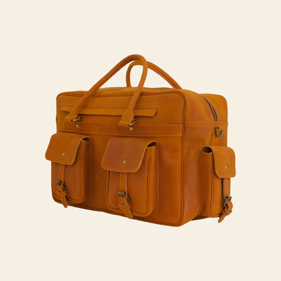 FULLGRAIN BUFFALO LEATHER PILOT BAG - Pilot Bag