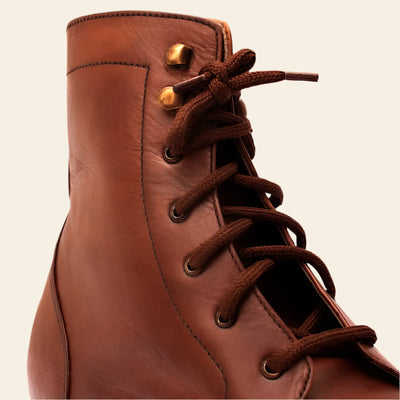 FULL GRAIN COW LEATHER SEMI-FORMAL BOOTS / SHOES - Semi-formal Boots