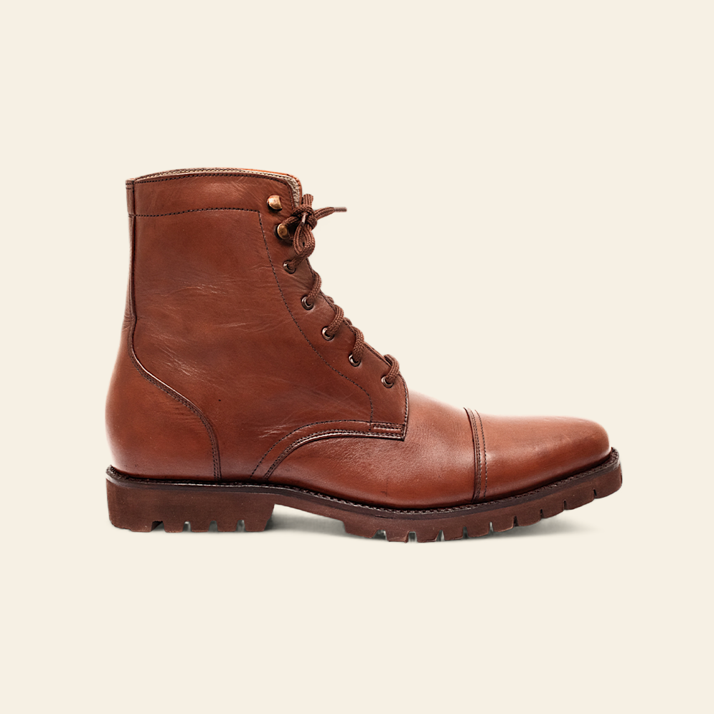 FULL GRAIN COW LEATHER SEMI-FORMAL BOOTS / SHOES