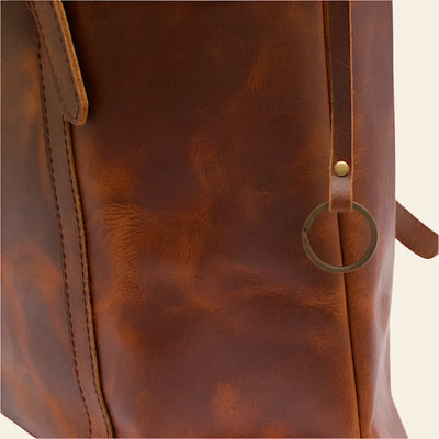 Fullgrain Buffalo Oil pullup leather tote bag - Tote bags