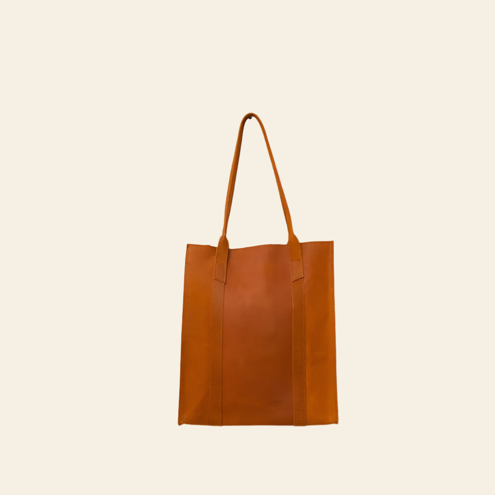 FULLGRAIN BUFFALO LEATHER TOTEBAG - Tote bags