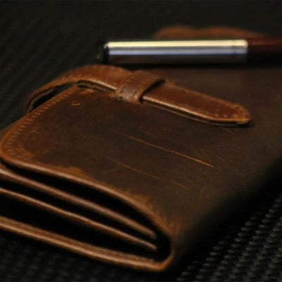 FULL GRAIN COW LEATHER FEMALE WALLET - Wallet